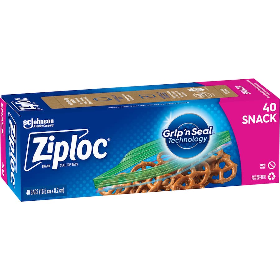 Ziploc Snack Bags 40pack