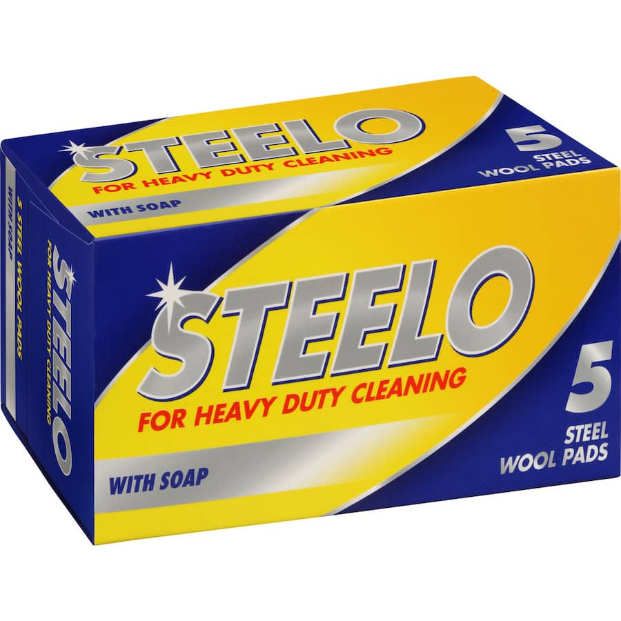 Steelo Stainless Soap Pads Lemon 5pack