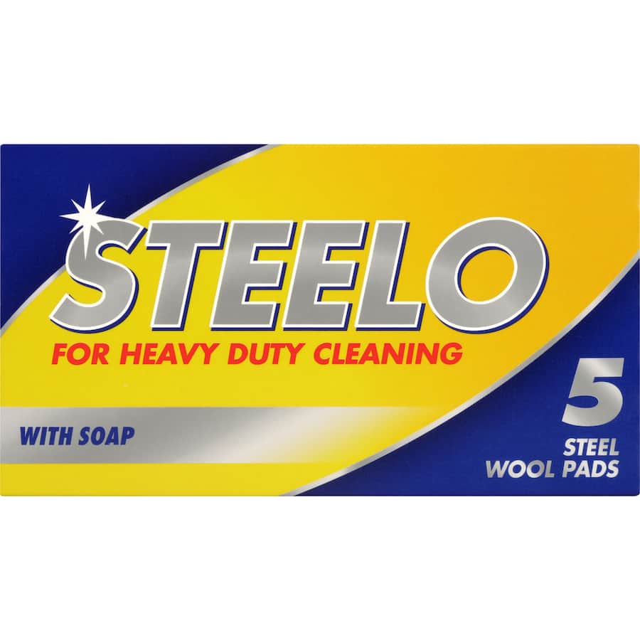 Steelo Stainless Soap Pads Lemon 5pack