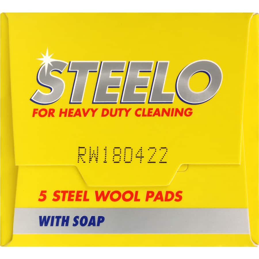 Steelo Stainless Soap Pads Lemon 5pack