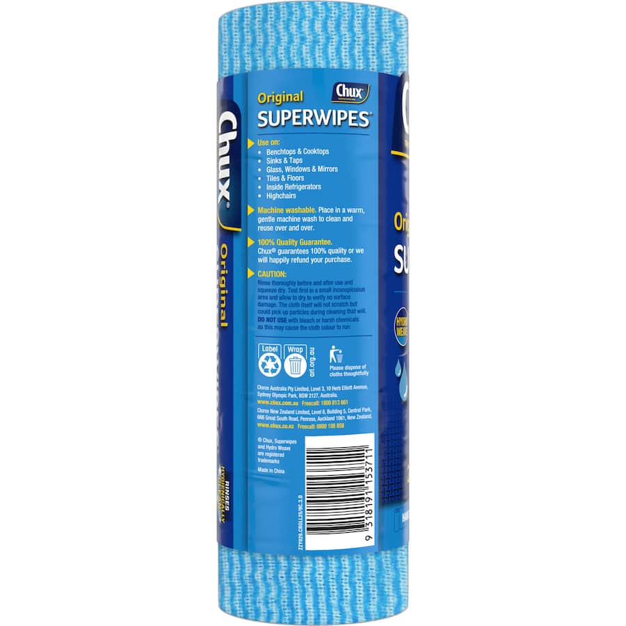 Chux Superwipes Original Roll Roll 25pack