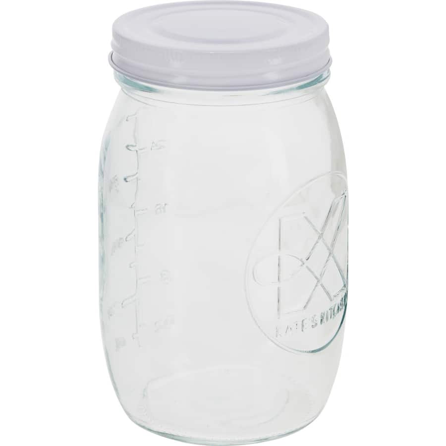 Kates Kitchen Embossed Preserving Jar Each 1L