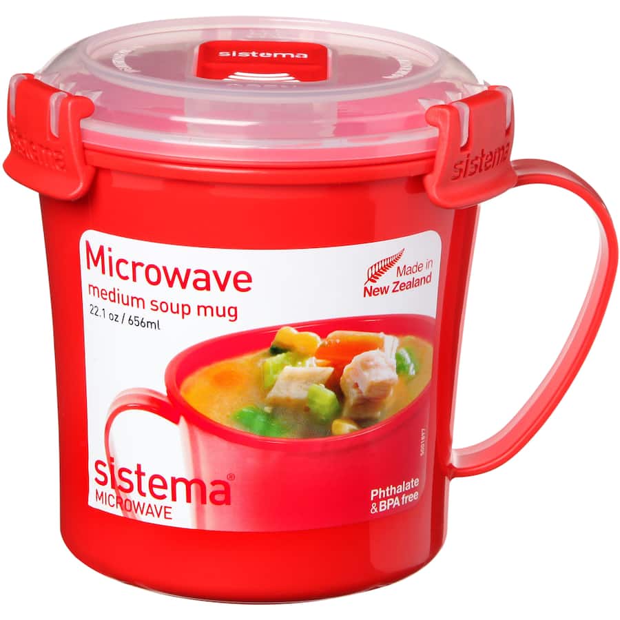 Sistema Klip It Container Soup Mug Each 656mL
