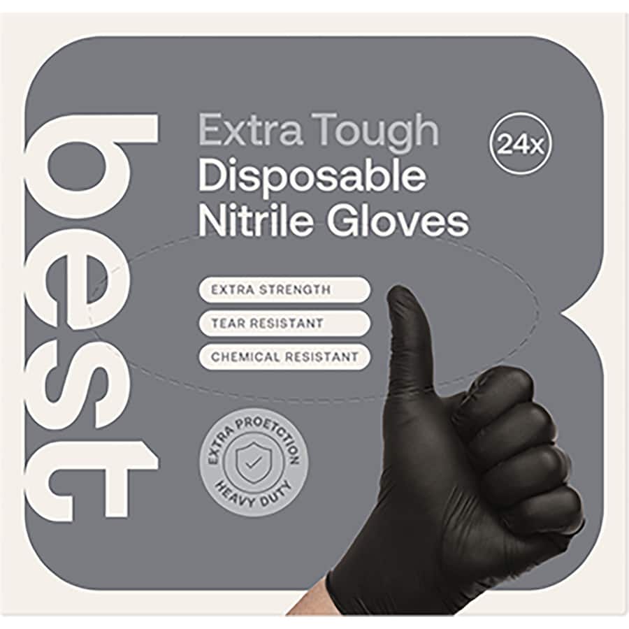 Best Gloves Extra Tough Nitrile 24pack