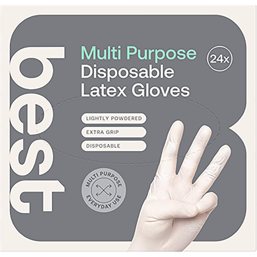 Best Gloves Multi Purpose Latex 24pack