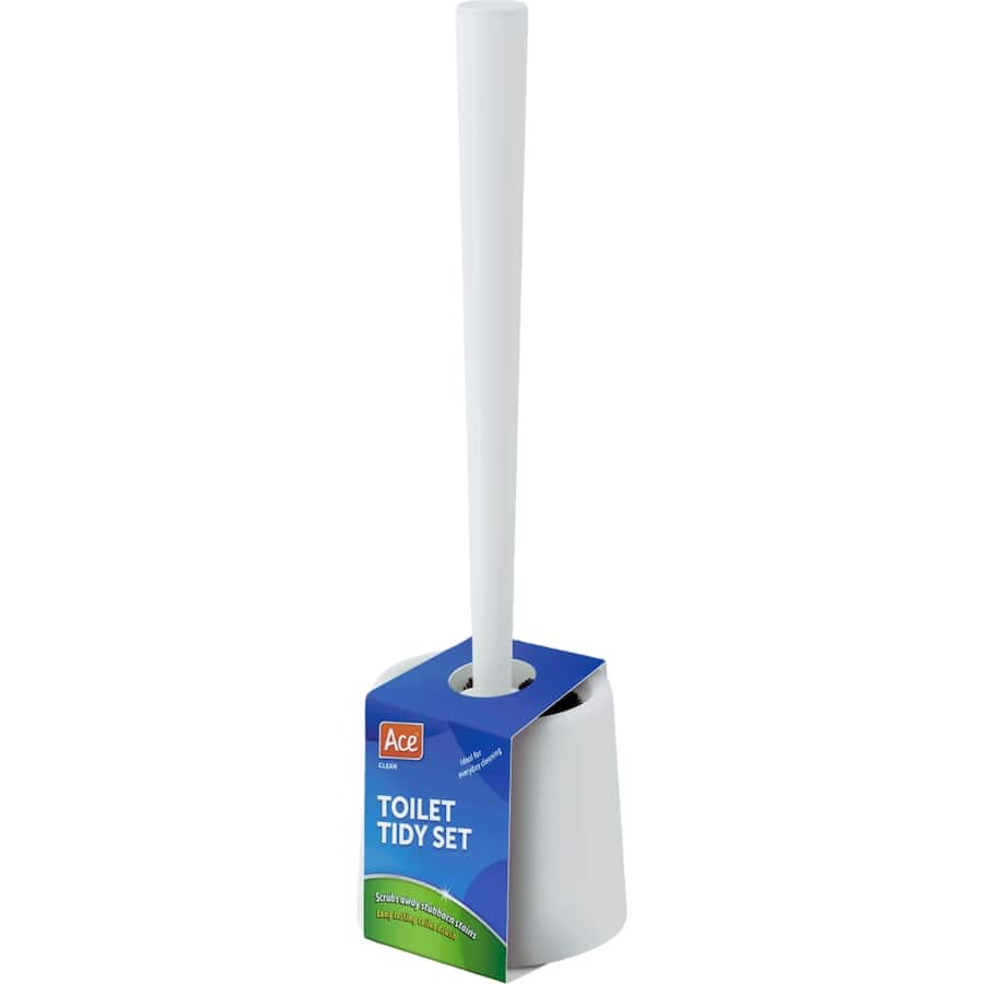 Ace Toilet Brush Tidy Set Each