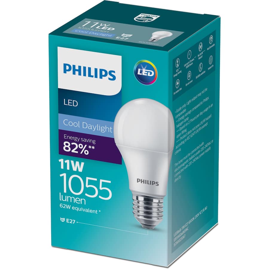 Philips Screw Light Bulb Led 11w 1055 Lumen Cool 1pack