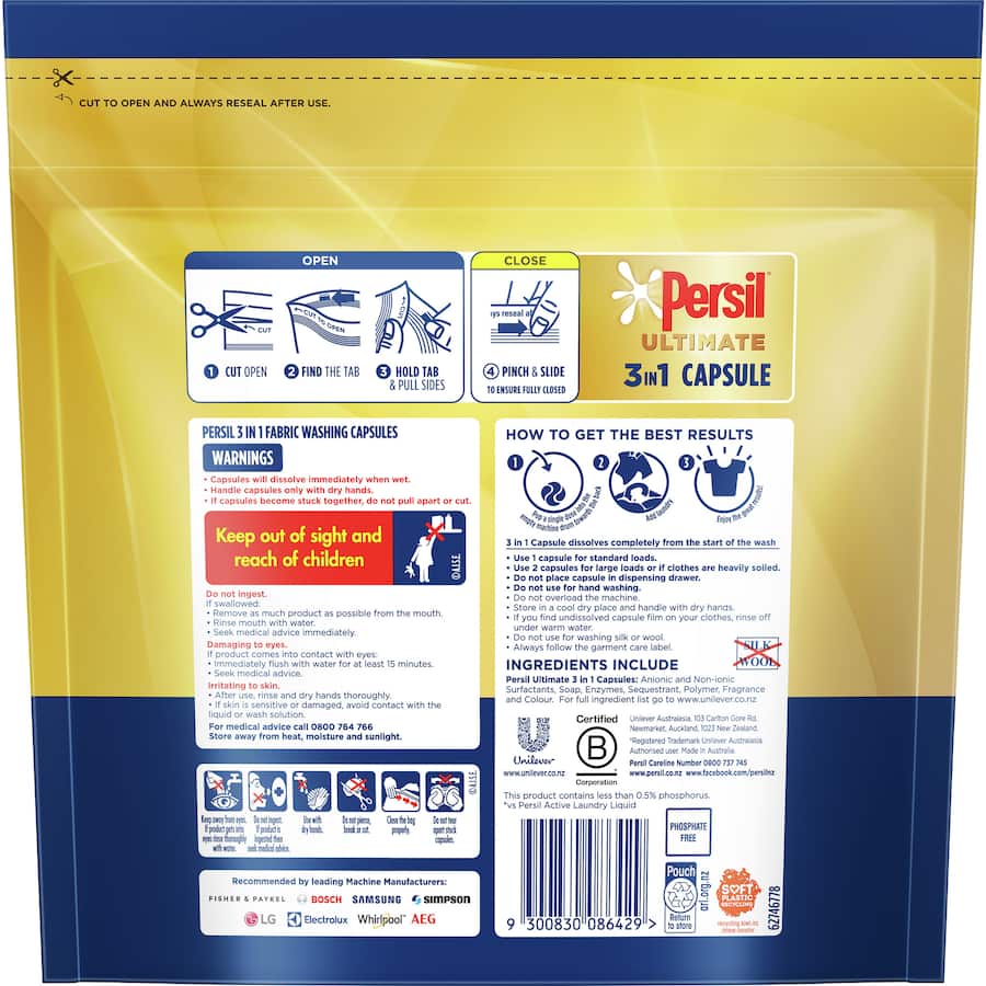 Persil Ultimate Laundry Capsules 28pack