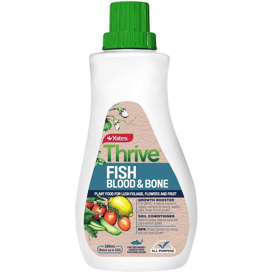 Yates Thrive Fish Blood & Bone Fertiliser Concentrate 500mL