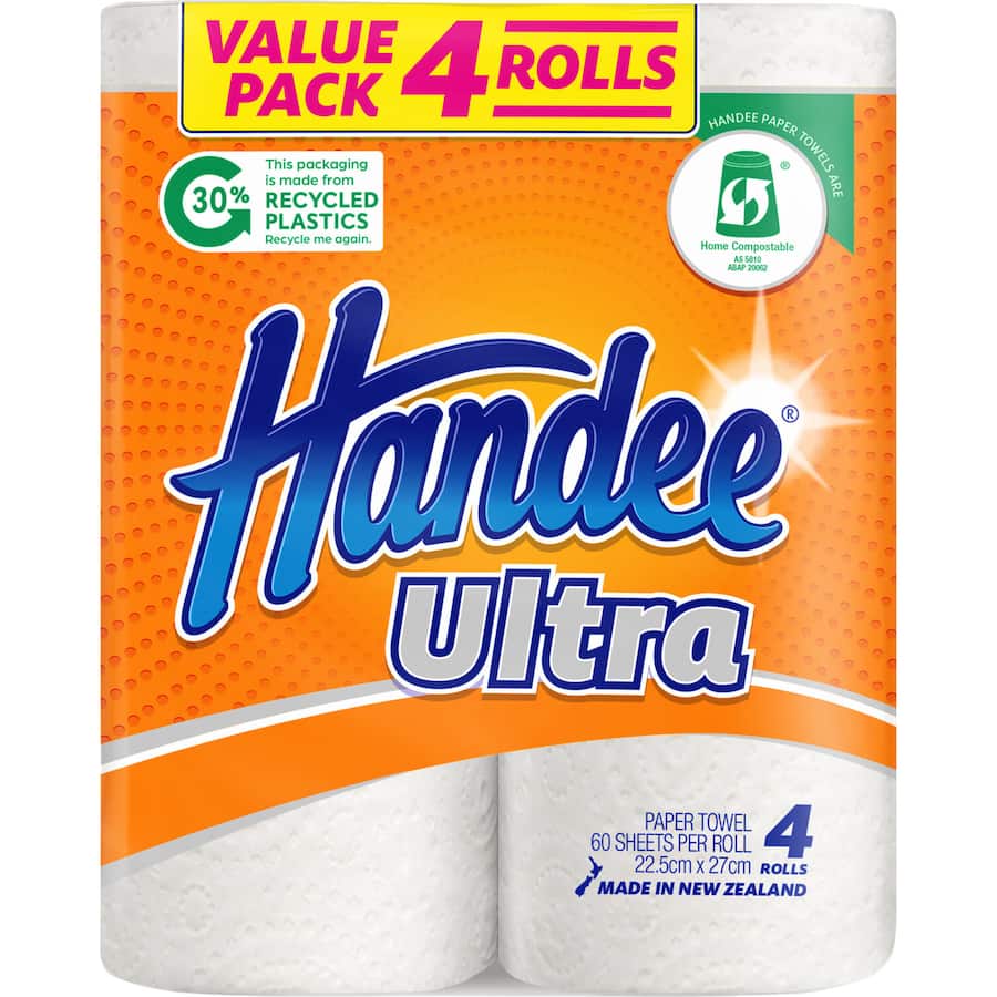 Handee Paper Towels Ultra 4pack