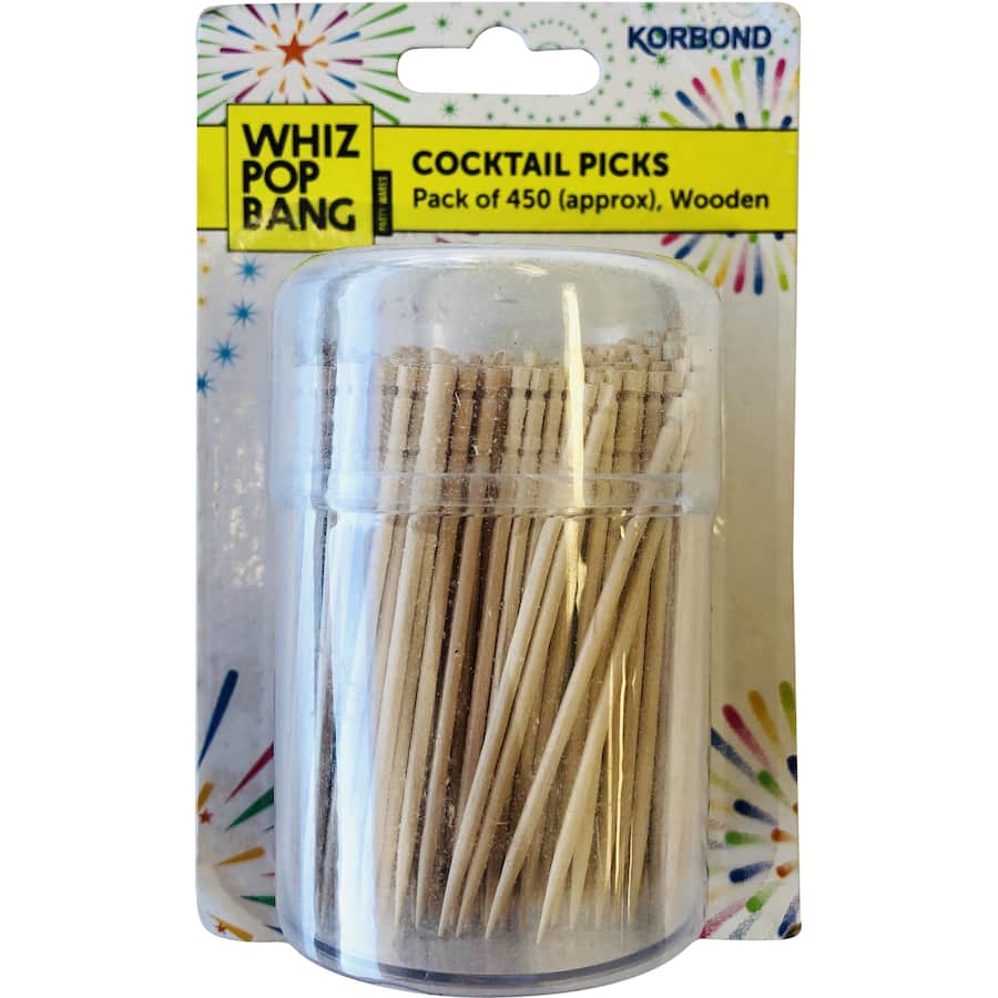 Whiz Pop Bang Accessories Cocktail Picks 450pack