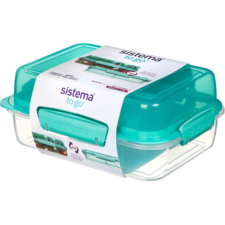 Sistema Stack To Go Lunch Box Rectangle 1.8L
