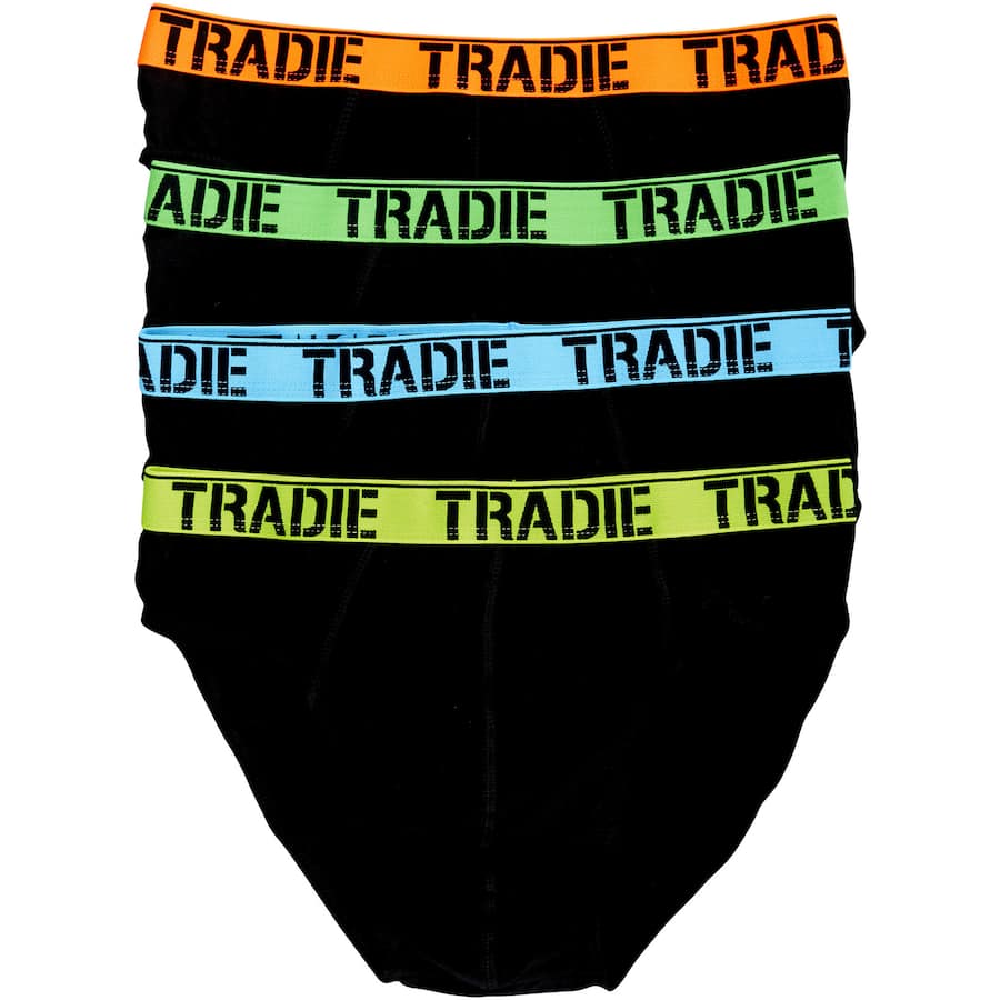 Tradie Mens Underwear Briefs Medium 4pack