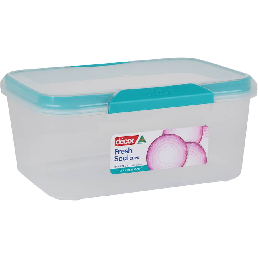 Decor Fresh Seal Container Clips Oblong 7L