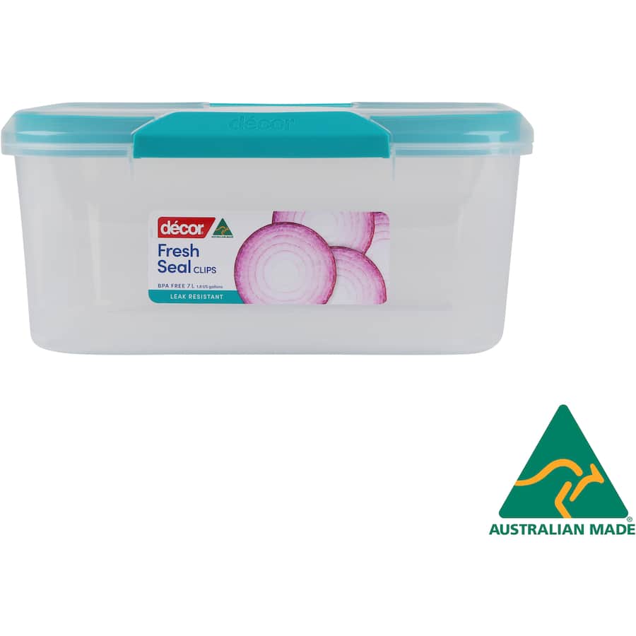 Decor Fresh Seal Container Clips Oblong 7L