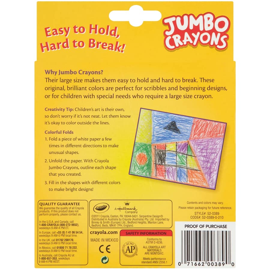 Crayola Crayons Jumbo 8pack