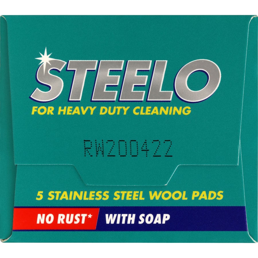 Steelo Stainless Soap Pads No Rust 5pack