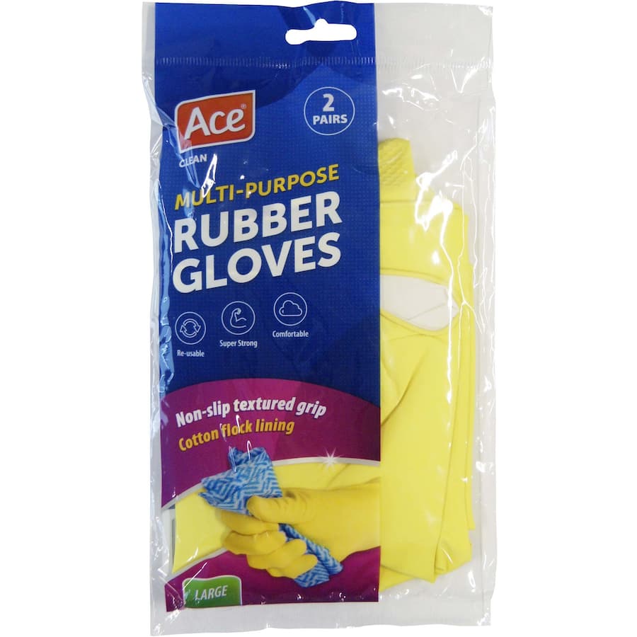 Ace Gloves Large Twin pack