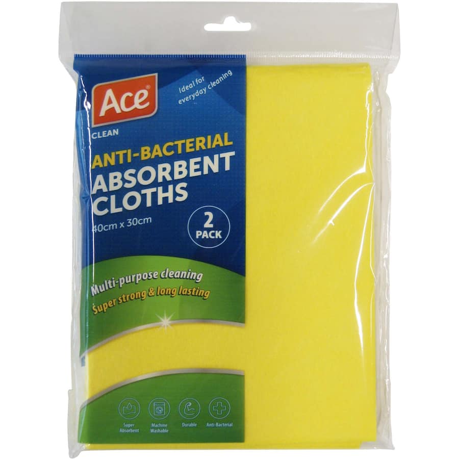 Ace Cleaning Wipes Absorbent 2pack