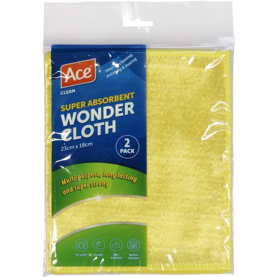 Ace Cleaning Cloth Wonder 2pack