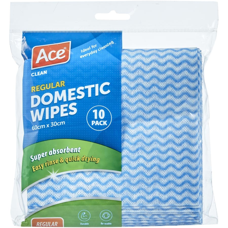 Ace Cleaning Wipes Domestic 10pack