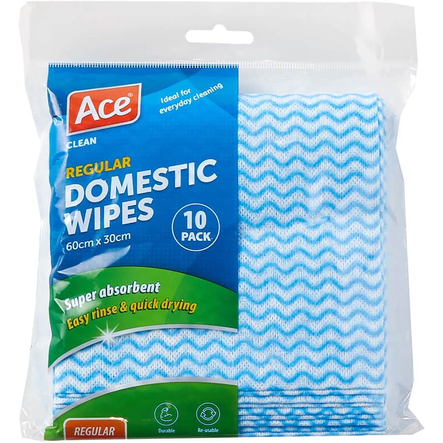 Ace Cleaning Wipes Domestic 10pack
