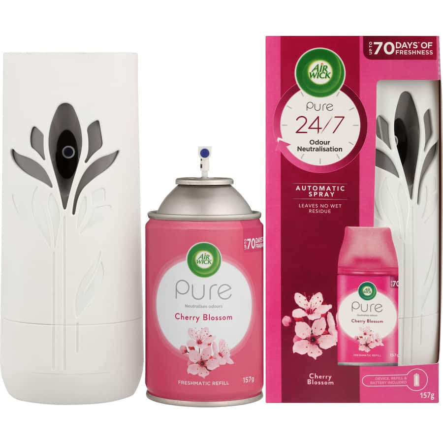 Air Wick Pure Automatic Air Freshener Cherry Blossom Primary 157g