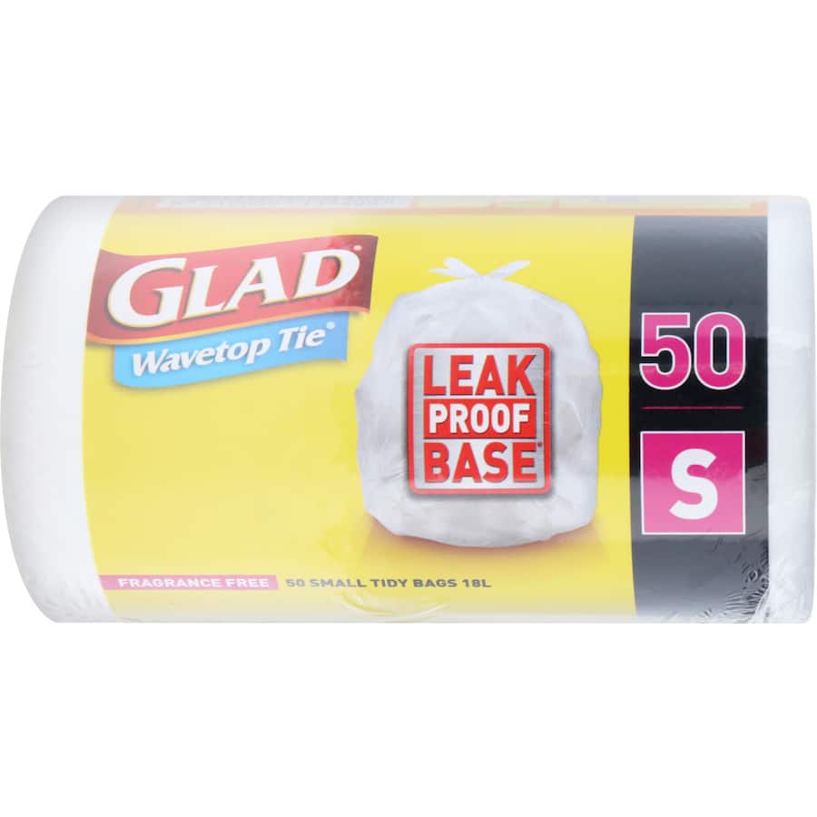 Glad Kitchen Tidy Bags Small Roll 50pack