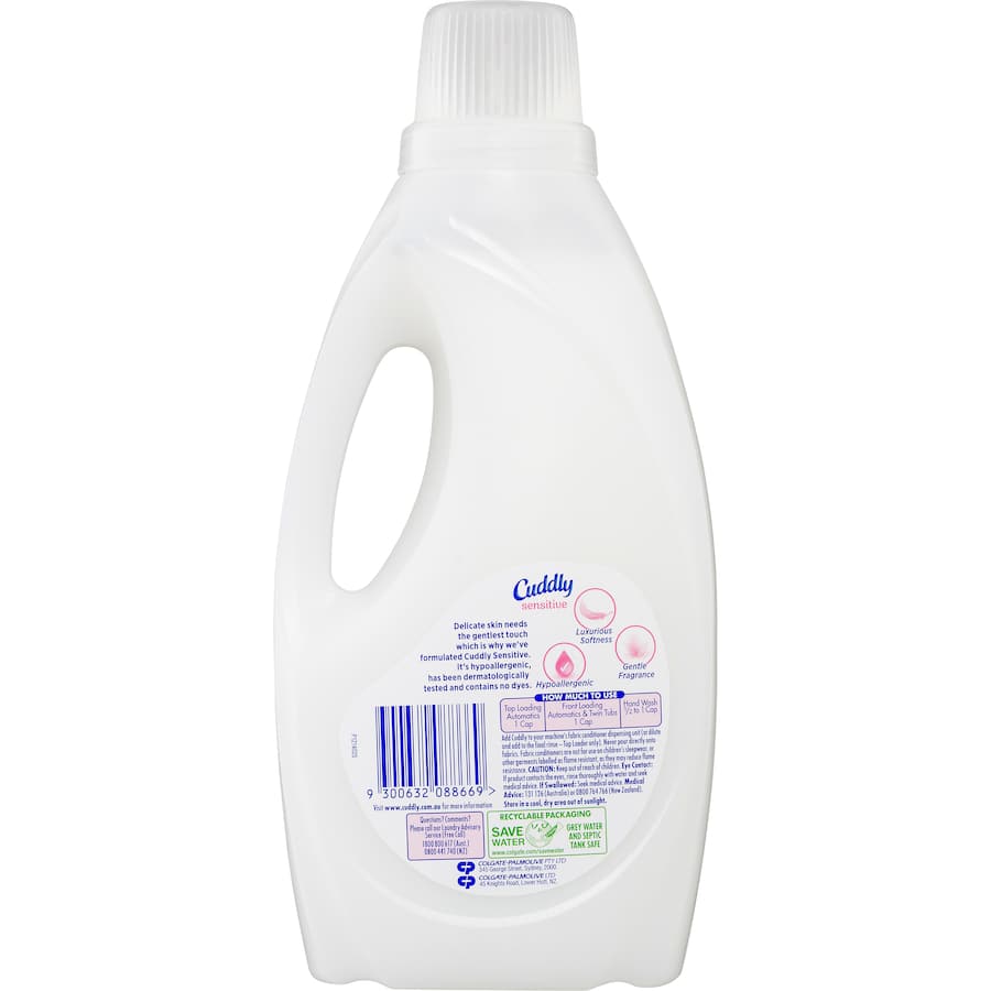Cuddly Fabric Softener Conditioner Sensitive 1L