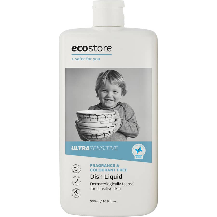 Ecostore Dishwash Liquid Fragrance Free 500mL