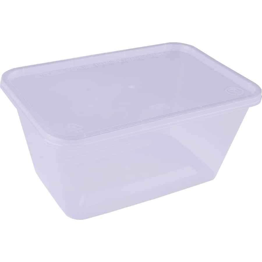 Essentials Container Rectangle 1l 4pack