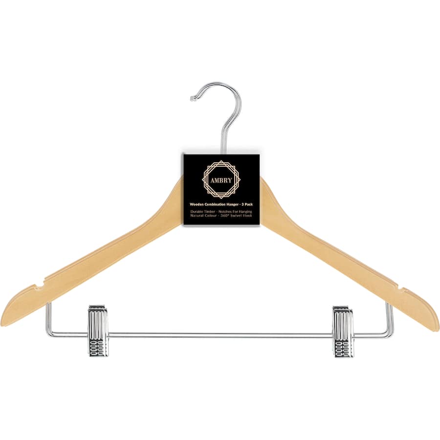 Ambry Coat Hangers Shirt & Trouser 3pack