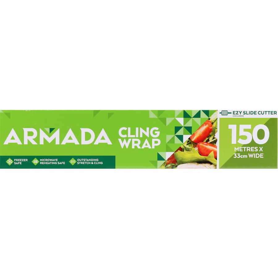 Armada Plastic Wrap Cling 150m x 33cm wide