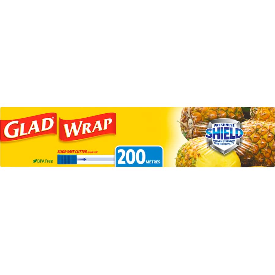 Glad Plastic Wrap Cling Box 200m roLL