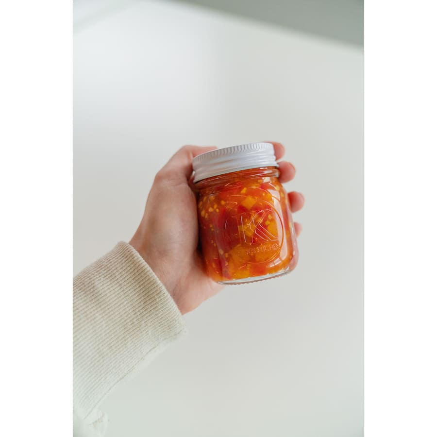 Kates Kitchen Embossed Preserving Jar Each 150mL