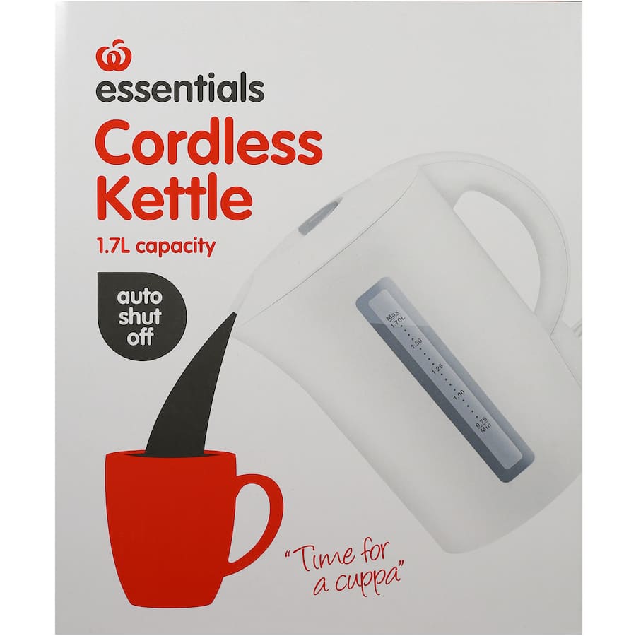 Essentials Kettle Plastic Each 1.7L