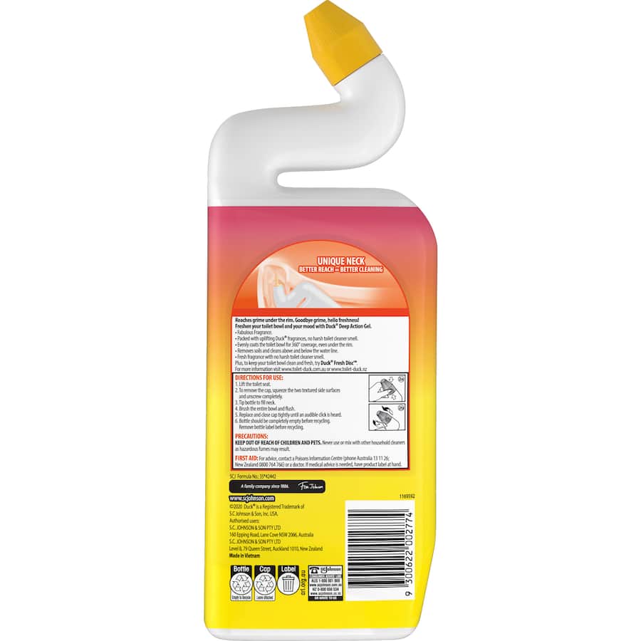 Duck Deep Action Gel Toilet Cleaner Limited Edition 750mL