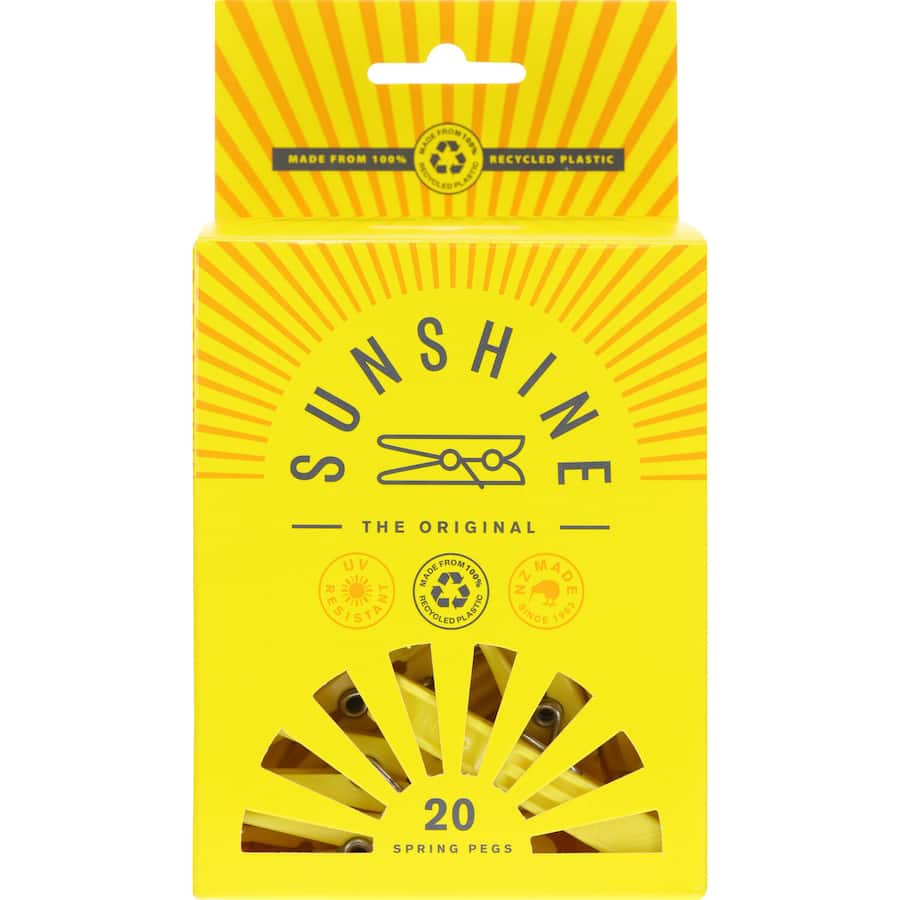Sunshine Clothes Pegs 20pack