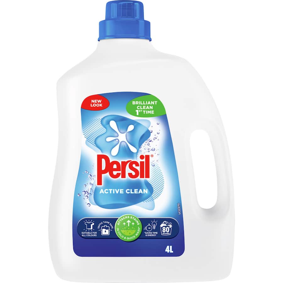 Persil Front & Top Loader Laundry Liquid Active Clean 4L