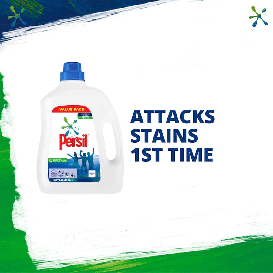 Persil Front & Top Loader Laundry Liquid Active Clean 4L
