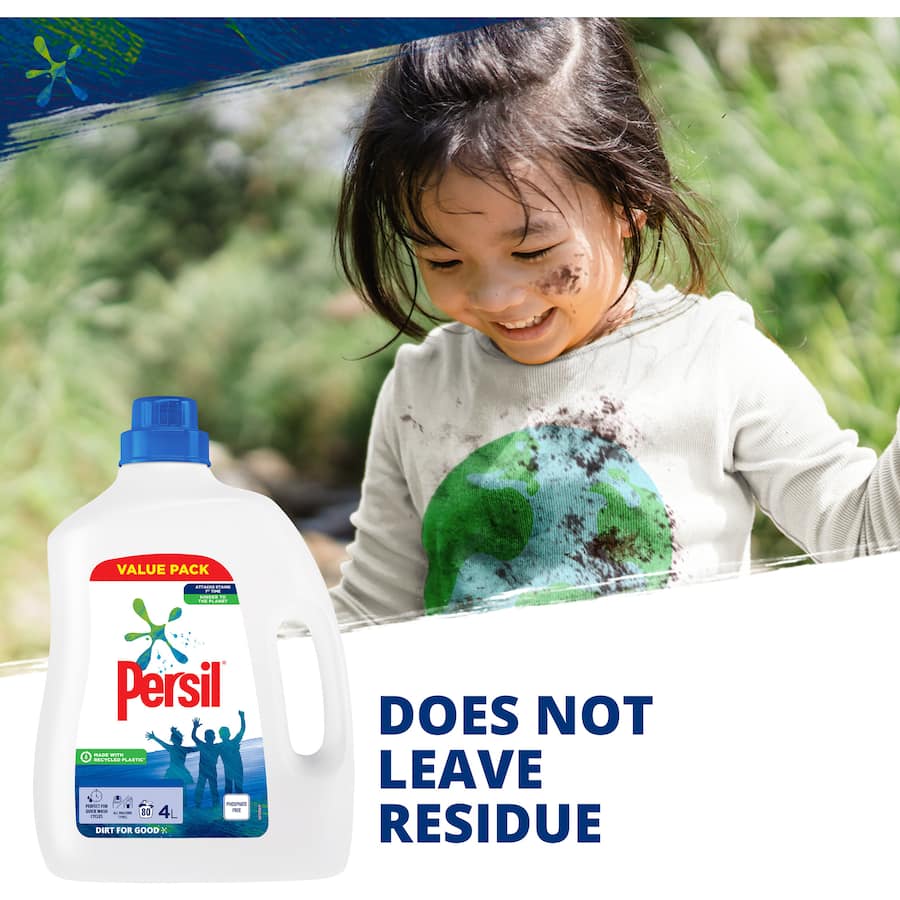 Persil Front & Top Loader Laundry Liquid Active Clean 4L