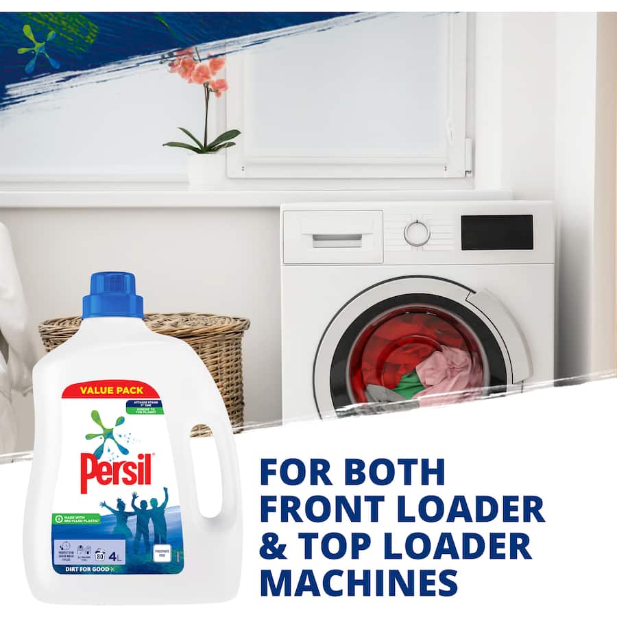 Persil Front & Top Loader Laundry Liquid Active Clean 4L