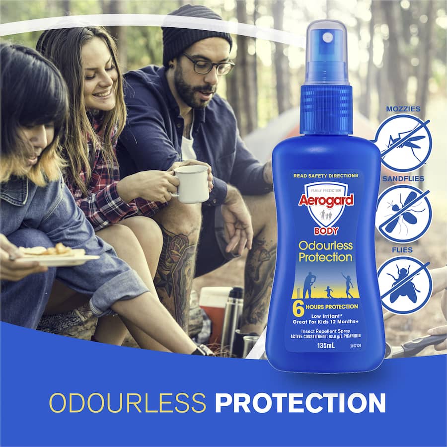 Aerogard Insect Repellent Odourless Pump Spray 135mL