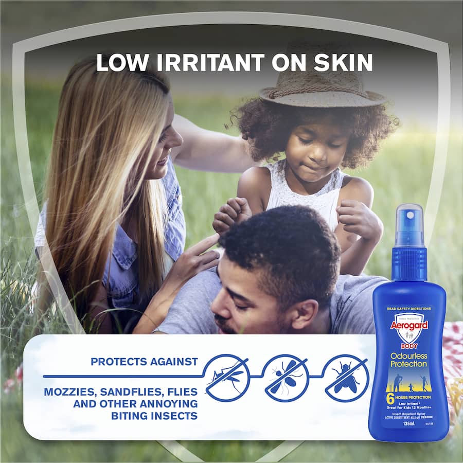 Aerogard Insect Repellent Odourless Pump Spray 135mL