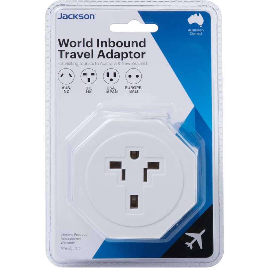 Jackson Travel Adapter Inbound 1ea