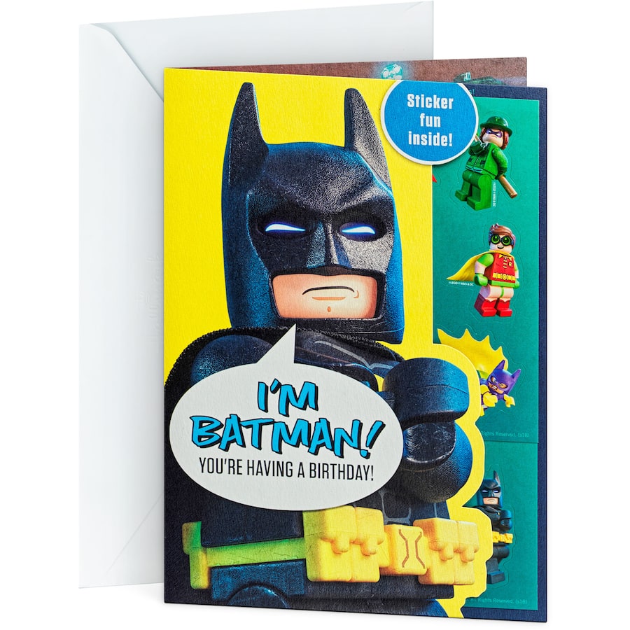 Hallmark Birthday Card I'm Batman