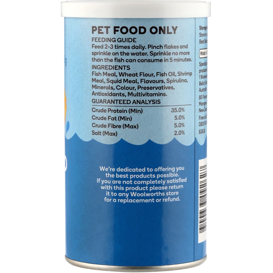 Frankie & Friends Pet Food Fish Flakes Tub 50g