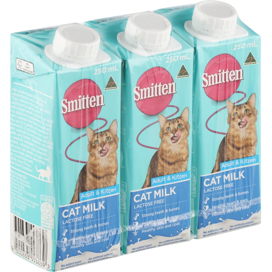 Smitten Cat Milk Lactose Free Carton 3x250mL