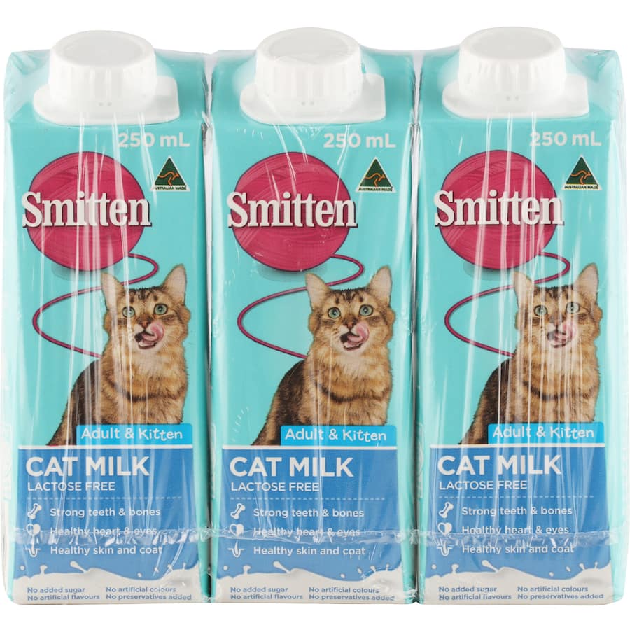 Smitten Cat Milk Lactose Free Carton 3x250mL