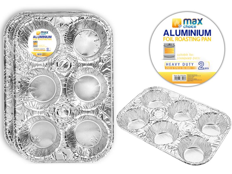6 Cup Muffin Pan - Max Choice 255mm (48pcs)